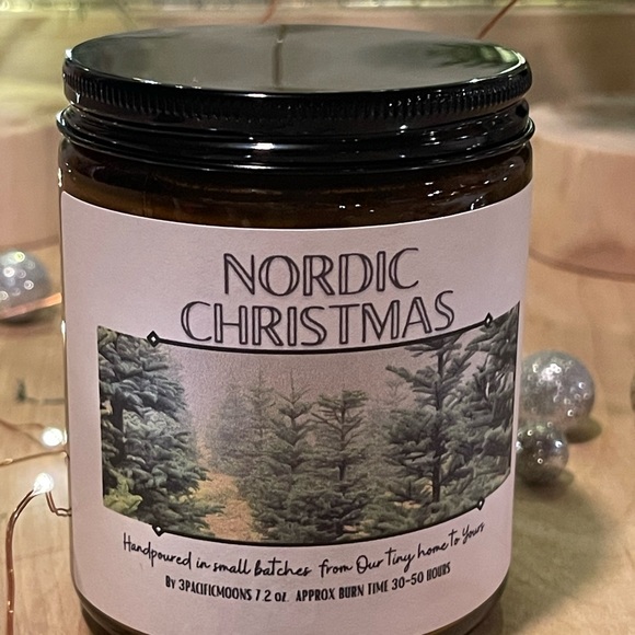 🌲✨Nordic Christmas Luxury Organic Soy candle Fresh Cut Christmas trees🌲 - Picture 15 of 17
